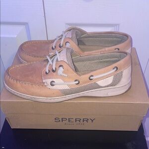 Sperry Tan Boat Shoes